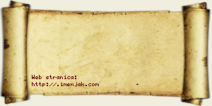 Joakim Kosovac vizit kartica